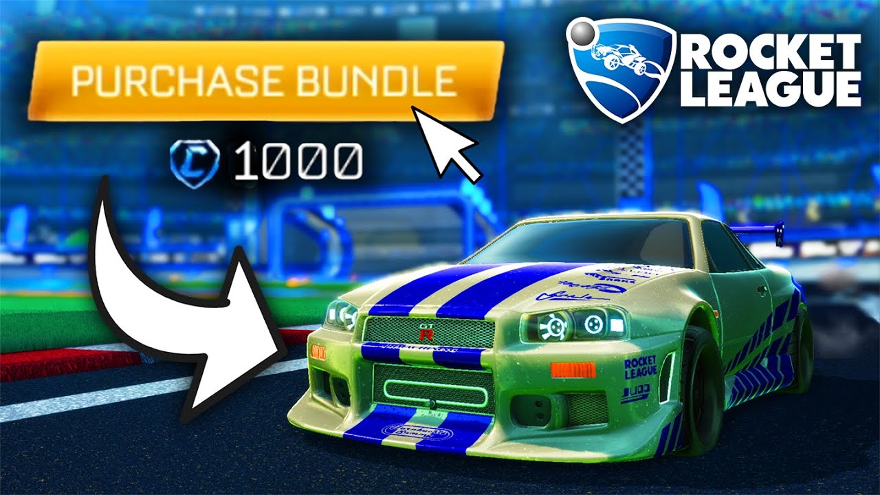 BUYING THE *NEW* NISSAN SKYLINE BUNDLE IN ROCKET LEAGUE!