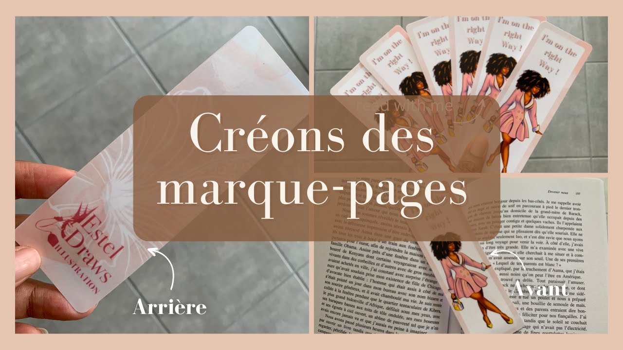 📚 DIY Marque-Pages : Je cr&eacute;e mes propres designs de A &agrave; Z ✨