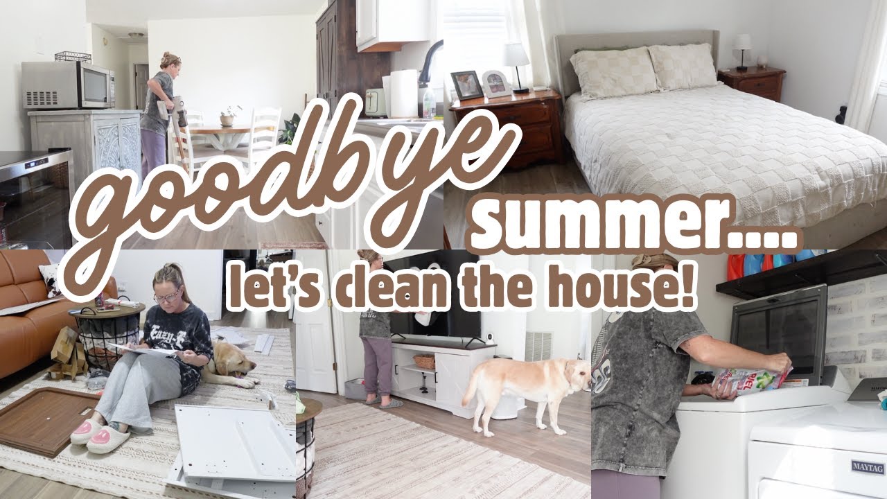 END OF SUMMER CLEAN WITH ME + New Bed & End Tables from OHWILL!