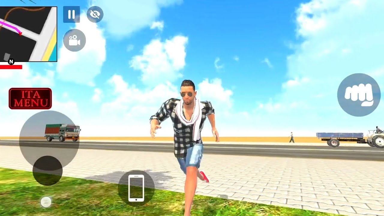 Character Super Run Code In Indian Theft Aura Simulator, Android Gameplay.