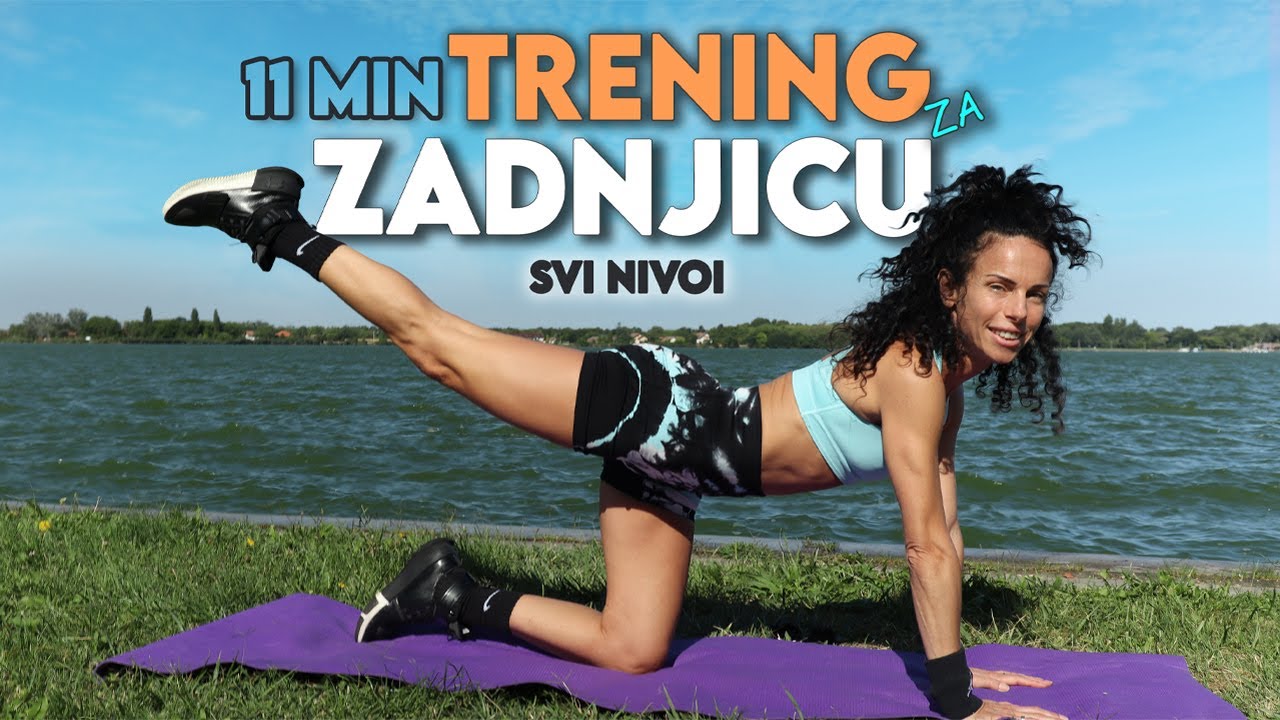 11 minuta kućni trening - Vežbe za ZADNJICU 🍑 za žene 40 plus