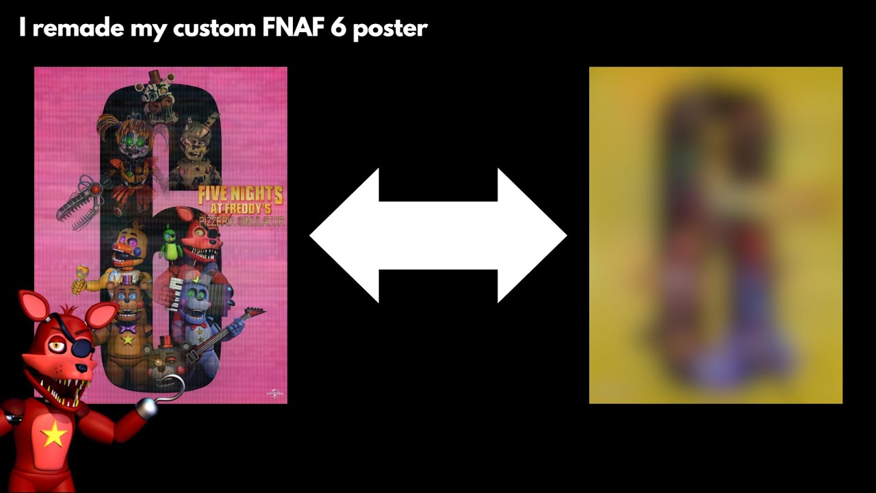 I remade my custom FNAF 6 poster
