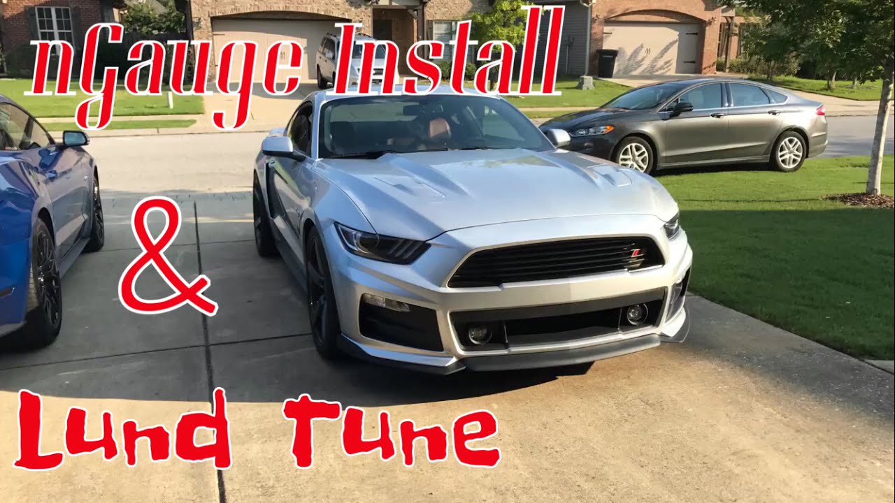 nGauge install in A/C vent and Lund tune on a 2015 s550 mustang GT.   ✔️