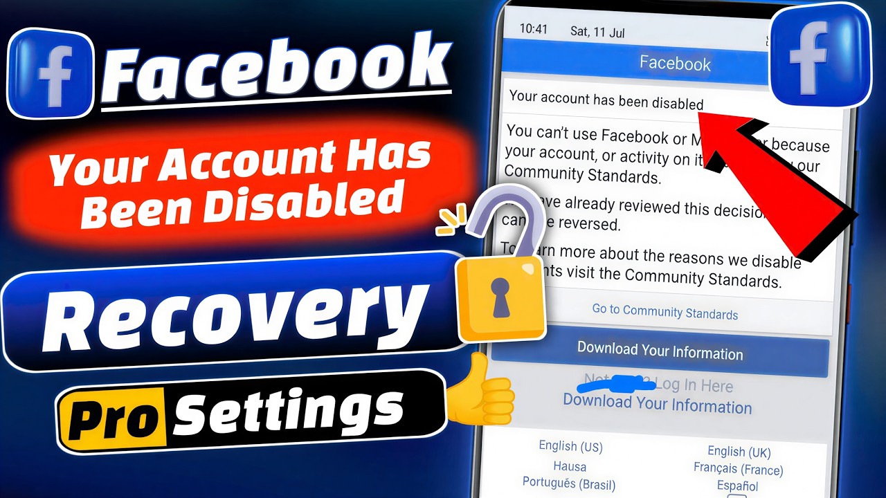 How To Recover Disabled Facebook Account (2026) | Disabled Facebook Account Recovery 2026