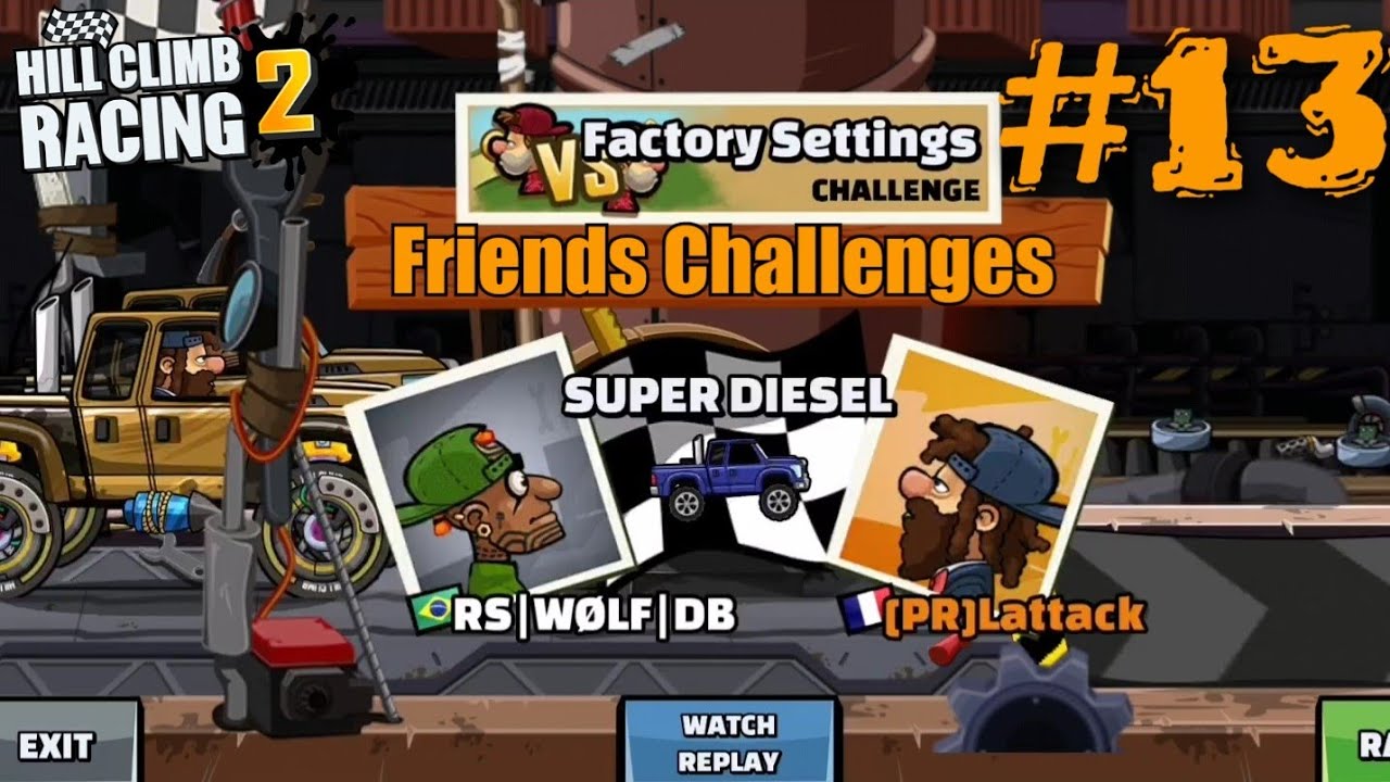 Friendly Challenges #13 Hill Climb Racing 2