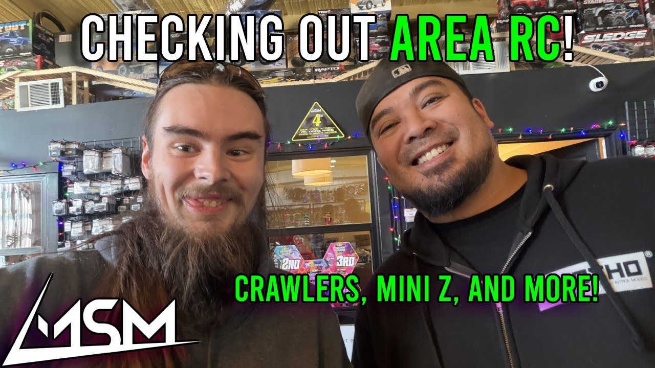 Впервые в Area RC! В магазине MSM Hobbyhop!! #msmvlog