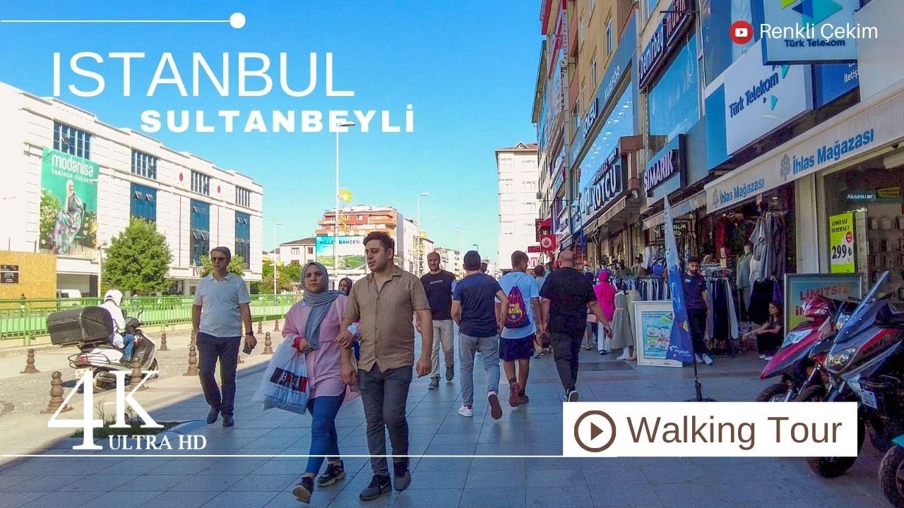 4K Sultanbeyli İstanbul City Walking Tour | Türkiye 2024