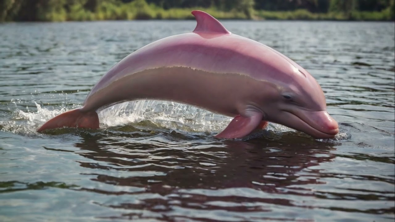 Meet the Enchanting Pink River Dolphin of the Amazon! 🐬💗 | Nature's Freshwater Marvel 🌿
