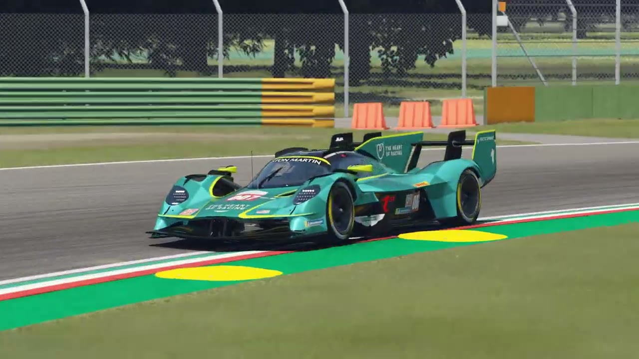 Aston Martin Valkyrie LMH at Imola WEC 2025 Kunos- The Valkyries European WEC debut
