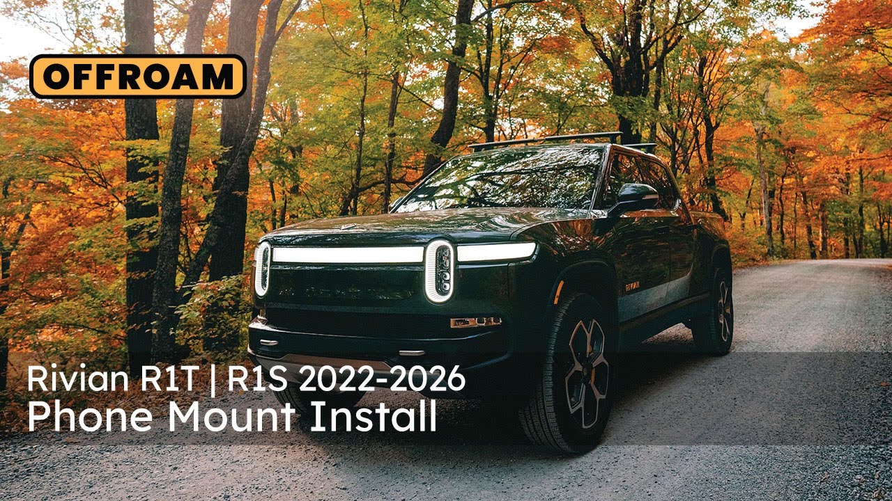 Rivian R1T | R1S 2022-2025 Phone Mount Install - made by OFFROAM