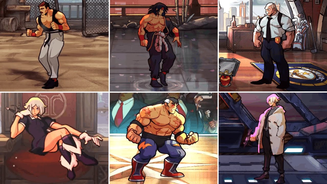 Streets of Rage 4 | Defeat All Bosses | AXEL STONE | (PC) (HD) [1080p 60fps]
