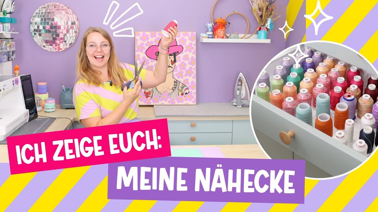 Meine Nähecke: Wie ich alles sortiere & eingerichtet habe 🧵