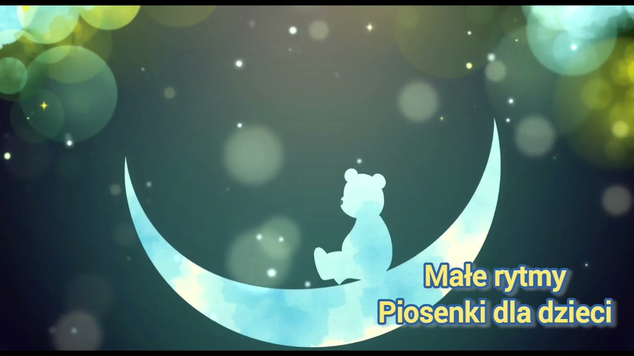 🌟Księżycowy miś🌟 Kołysanka dla dzieci - muzyka dziecięca do snu