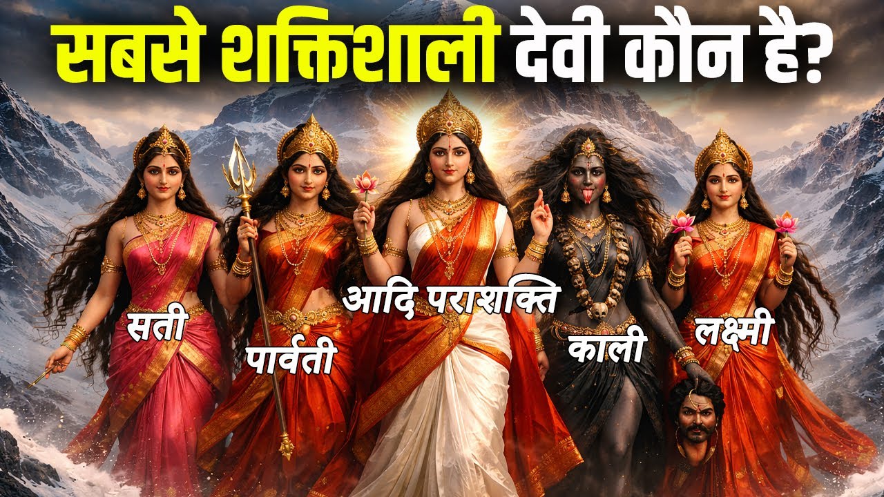 दुर्गा पार्वती अंबिका त्रिपुरसुंदरी और काली में क्या अंतर है? आदि शक्ति कौन हैं? सबसे शक्तिशाली कौन