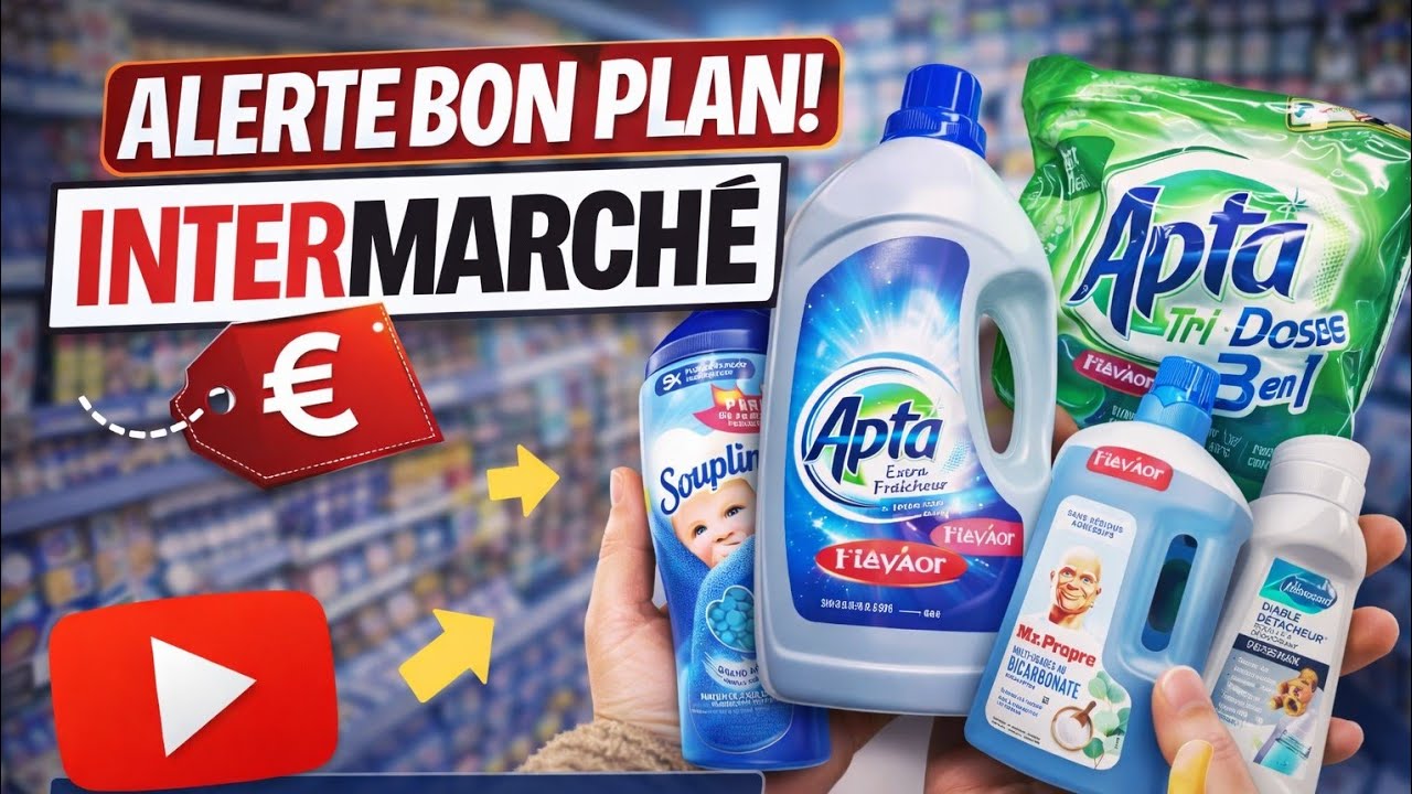 🛒2&euro; LE BIDON DE LESSIVE CHEZ INTERMARCH&Eacute; ⚠️ ALERTE BON PLAN !