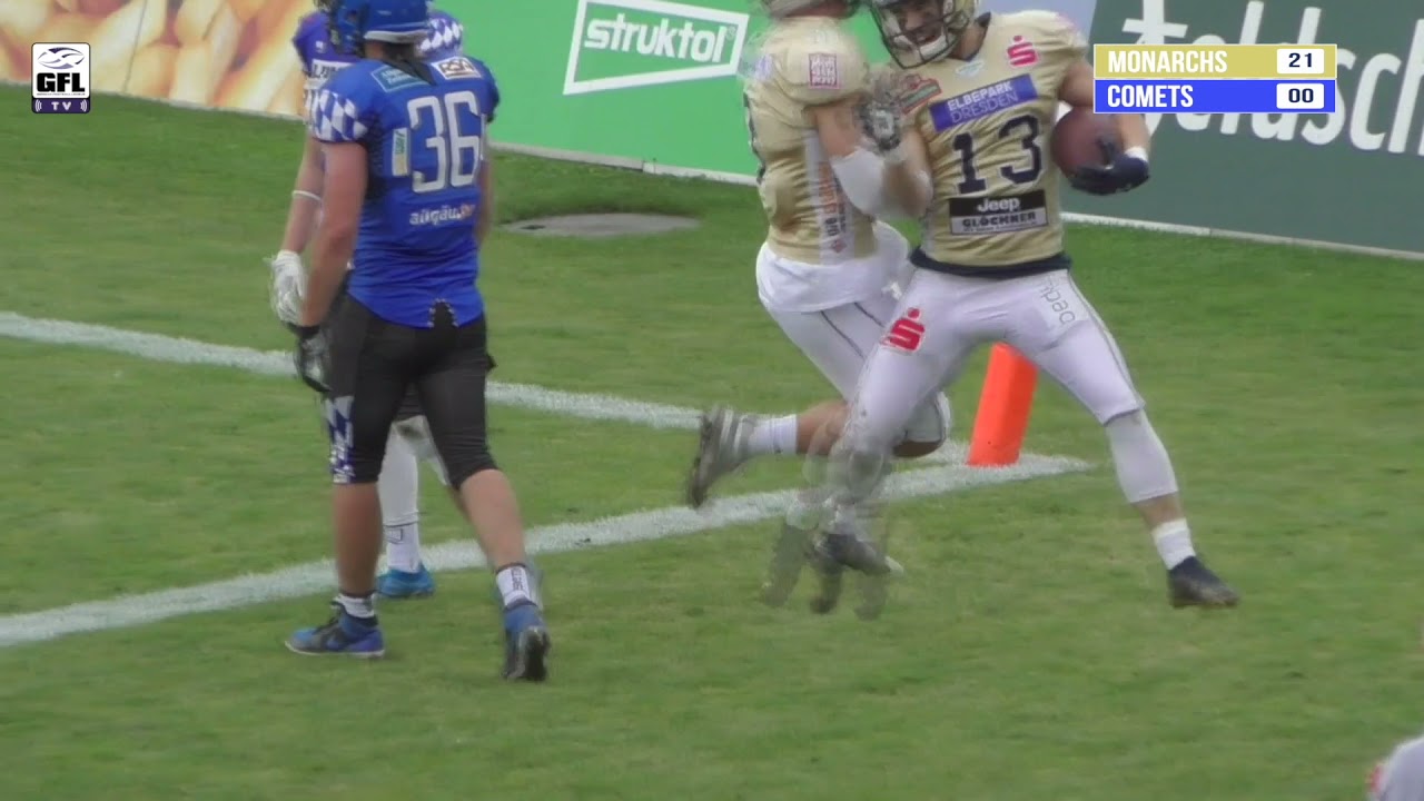 SharkWater GFL 2021 Playoffs: Dresden Monarchs - Allgäu Comets
