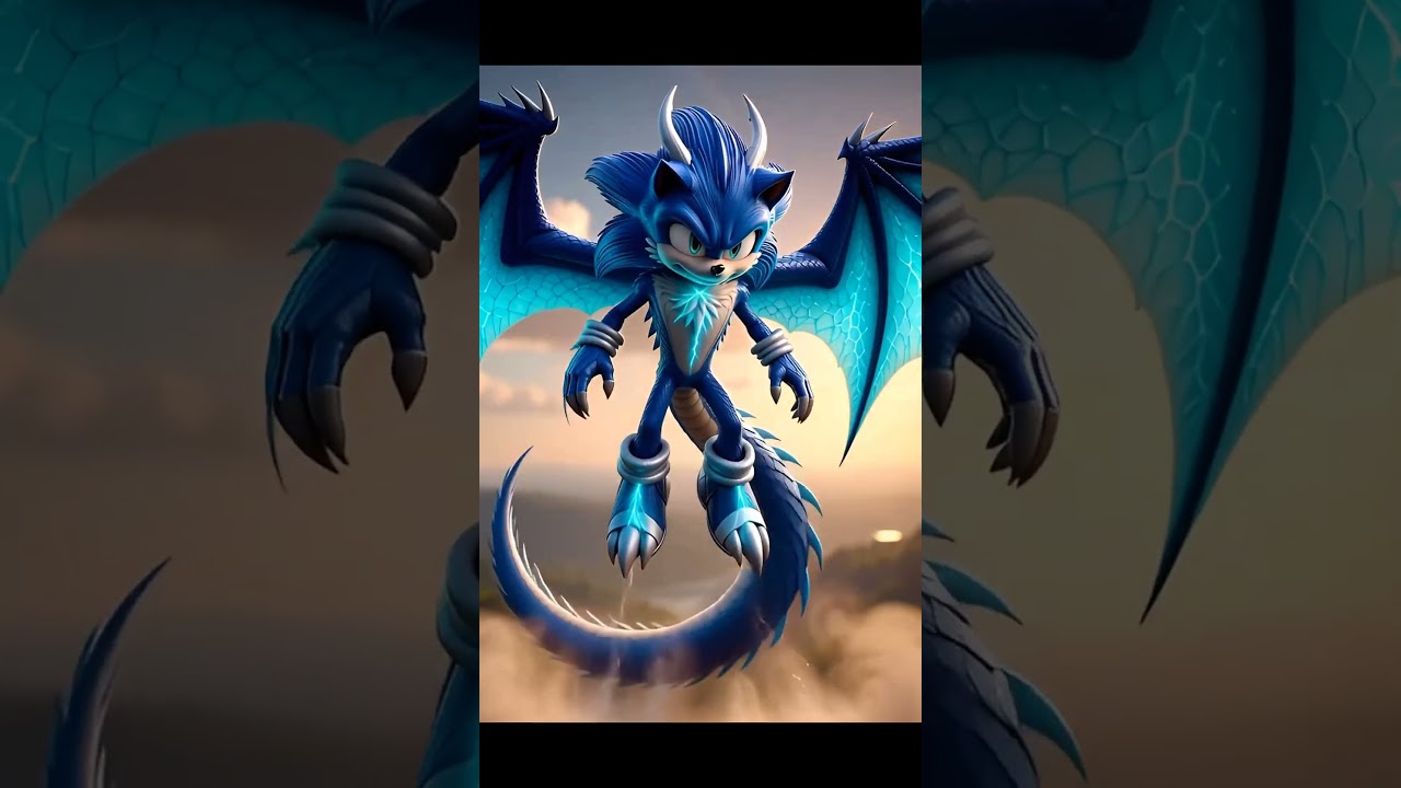 SONIC → AMPHIPTERE SONIC ⚡ Winged Serpent Transformation!
