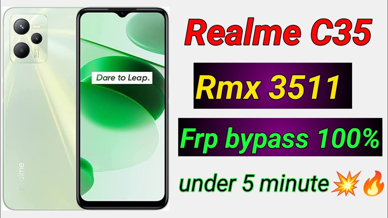 Realme c35 frp bypass | Rmx 3511  frp bypass without pc #frpbypass #frp #realmefrp #unlock