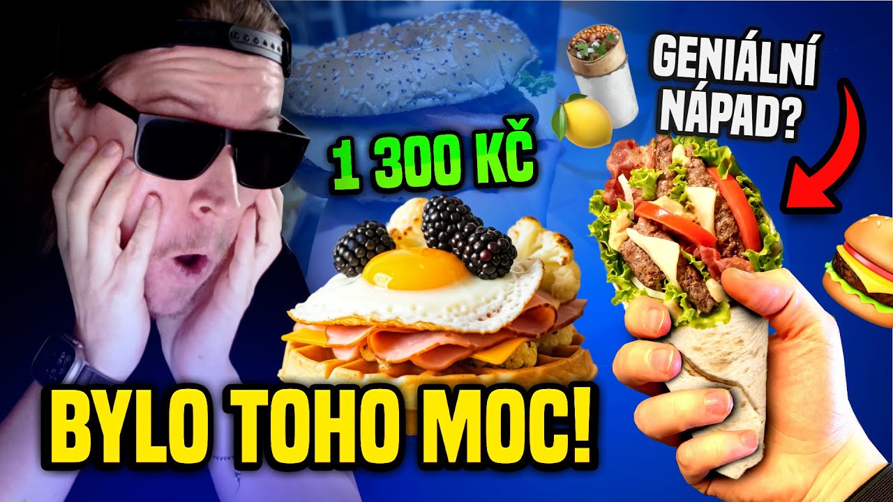 BYLO TOHO FAKT HODNĚ! 😂 1 300 Kč za KVĚTÁK se SÝREM, Burger s citrónem a další...