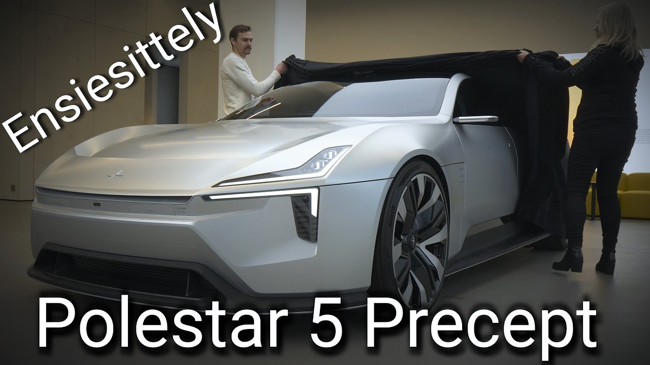 268. Polestar 5 Precept esiesittelyssä, Linjakas ja uljas lippulaiva
