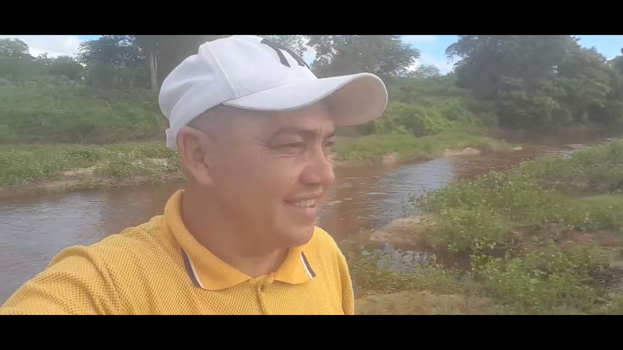 Fiquei muito feliz com  o Rio dois arianos com Água  no Sertão Alagoano