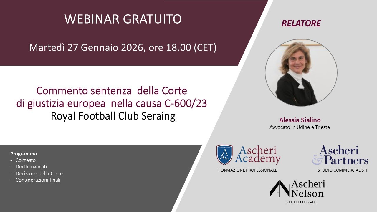 Commento sentenza della Corte di giustizia europea nella causa C-600/23 Royal Football Club Seraing