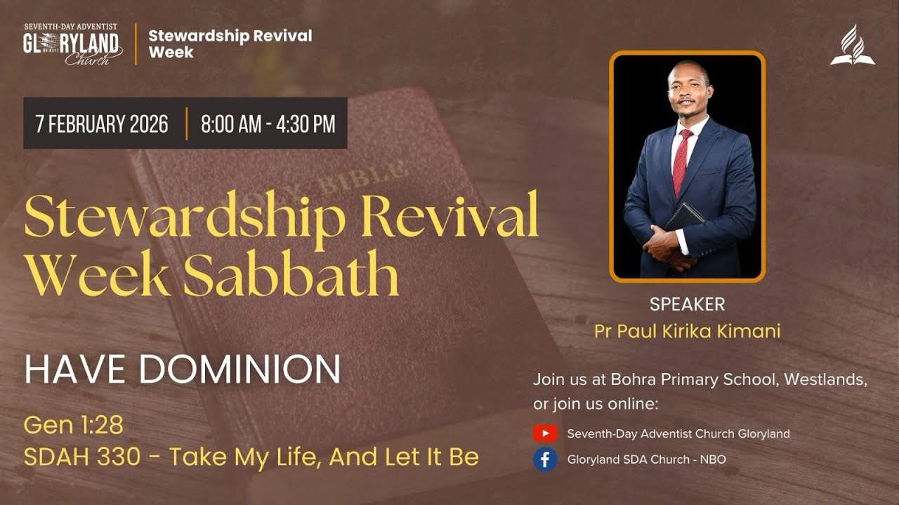 Stewardship Revival Sabbath - Have Dominion || Morning Session || SDA Church Gloryland
