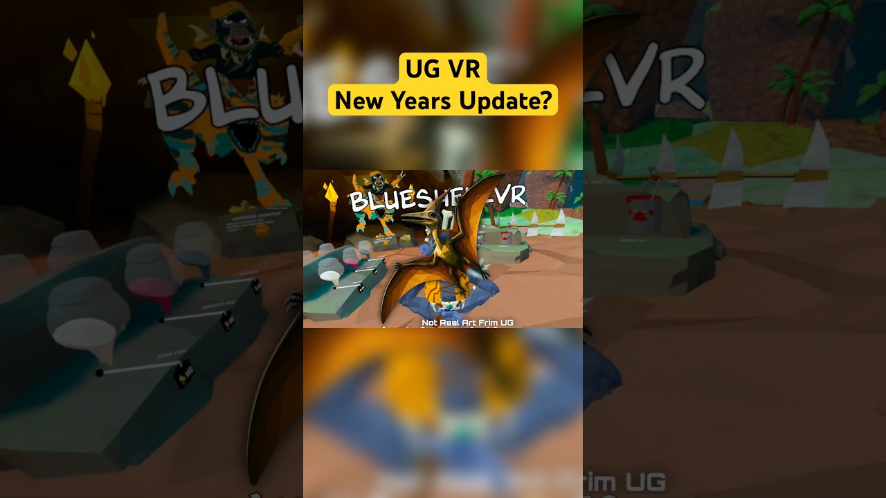 UG VR добавит летающих динозавров? #ugvr #ug #vr #funny #metaquest #freegames #virtualreality