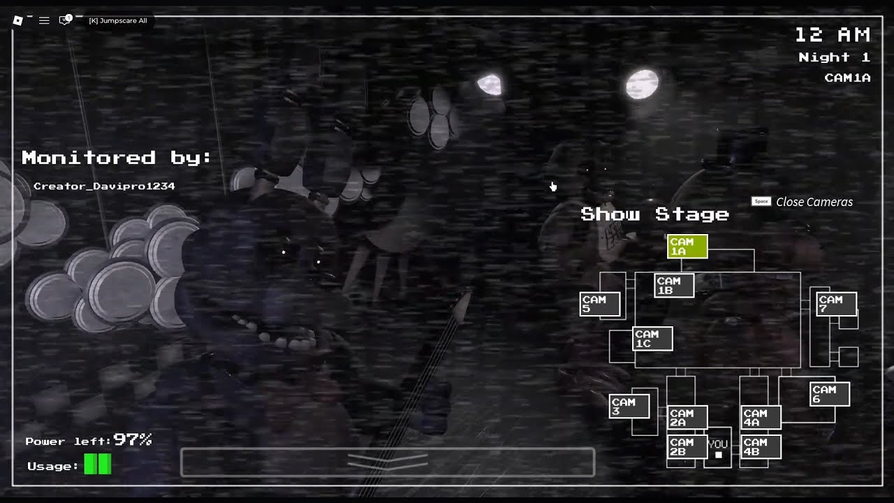 Roblox- FNAF Co-op: FNAF 1 | Night 1 [SOLO]