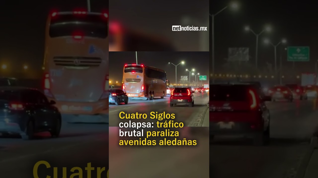 Cuatro Siglos colapsa: tr&aacute;fico brutal paraliza avenidas aleda&ntilde;as
