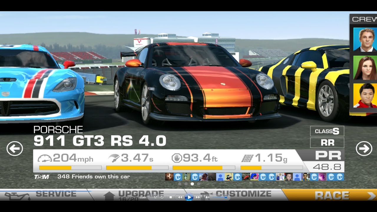 Real Racing 3: -The best paying races in the game. Race 3 Highest R$ prizes