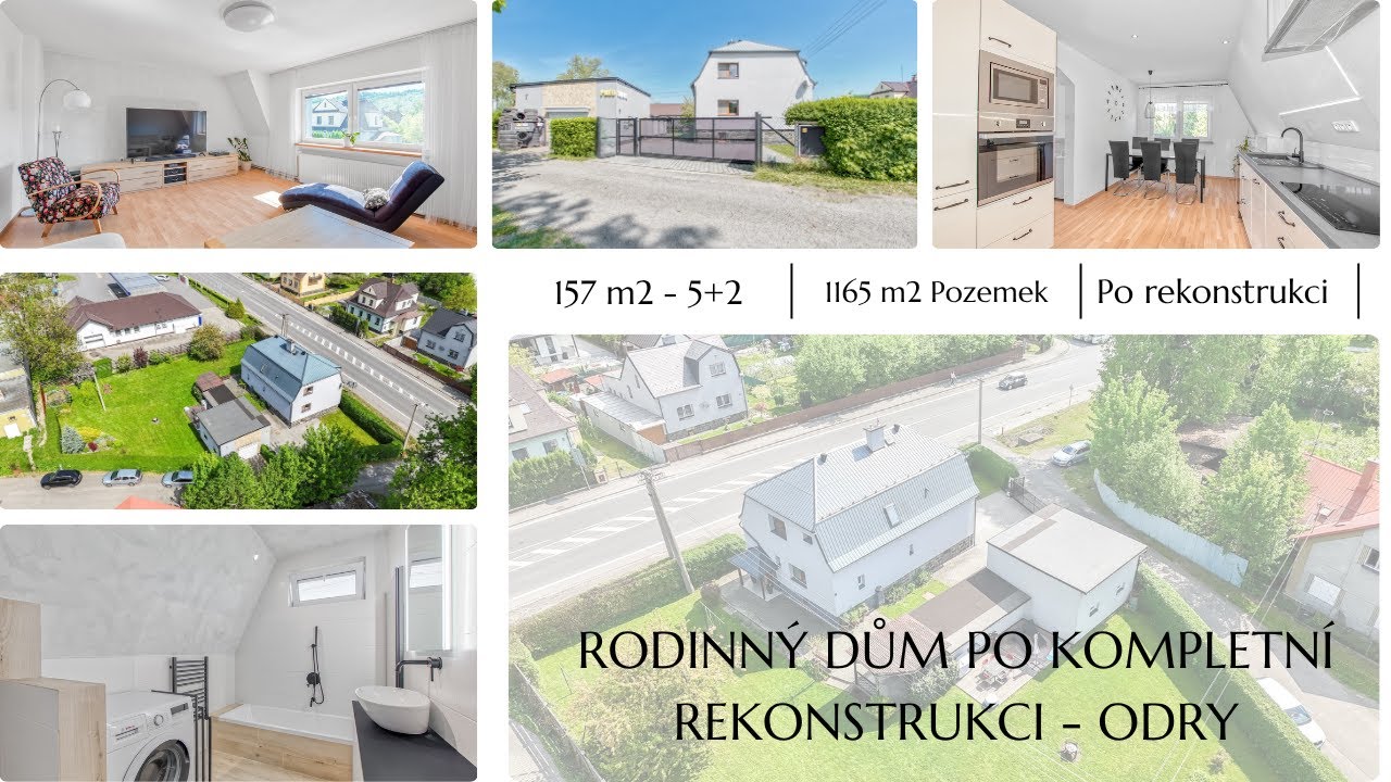 Prodej rodinného domu po kompletní rekonstrukci v Odrách!