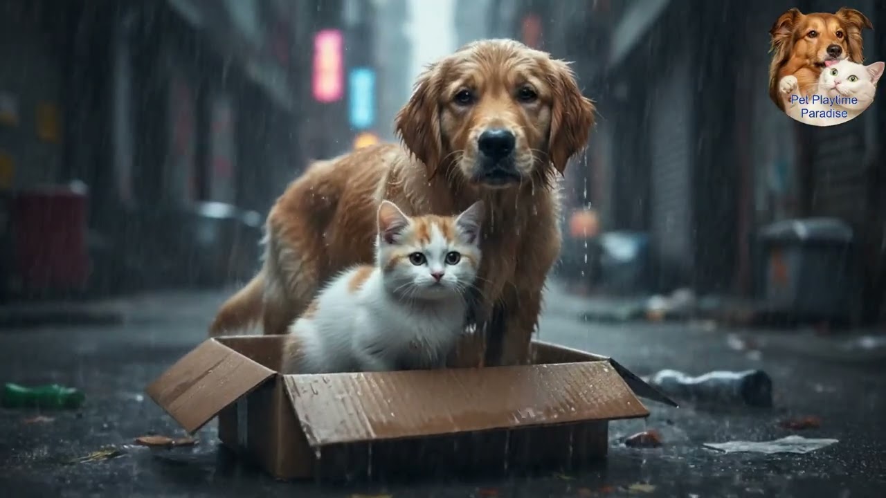 The lost dog and cat were reunited with their owners thanks to the help of a kind person.