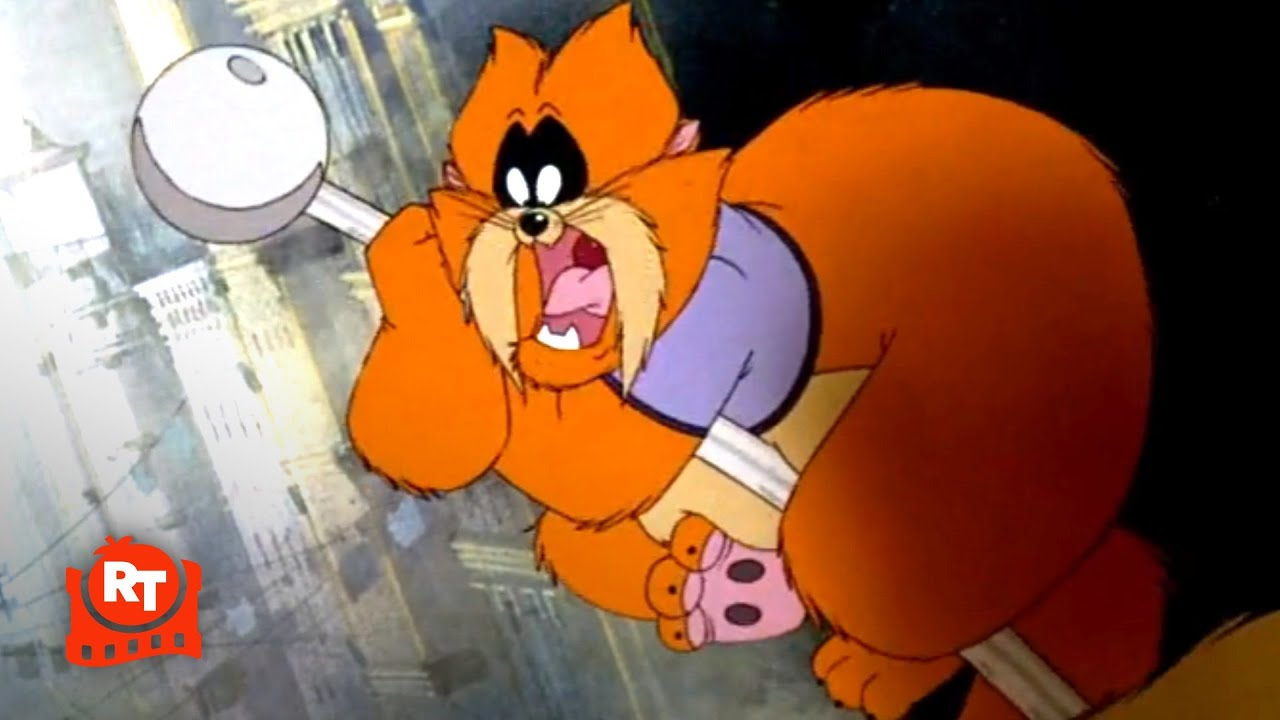 An American Tail: Fievel Goes West - Dogs Chase Tiger Scene