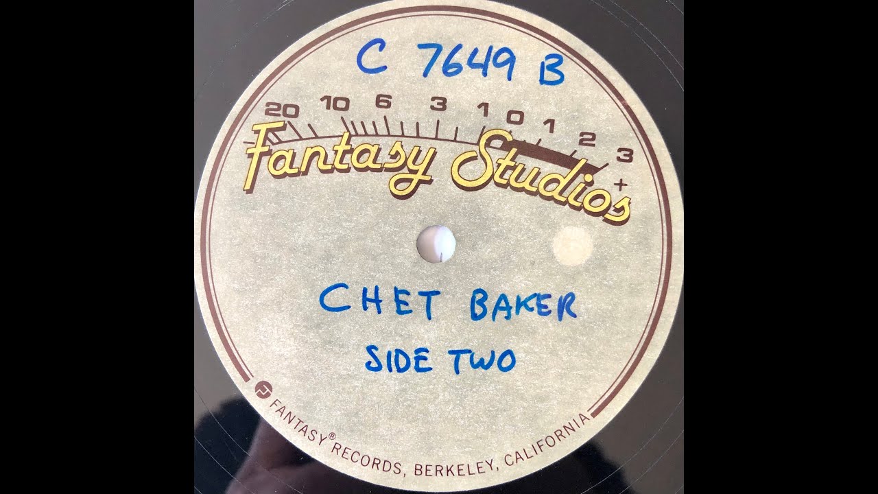 Chet Baker / Witch Doctor / Metal Acetate disc for C-7649 B