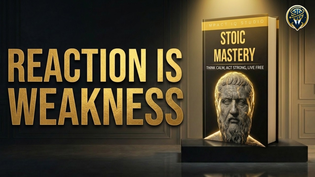 Why Are You Always Reacting? | Stoic Mastery – Think Calm, Act Strong, Live Free (Full Audiobook)