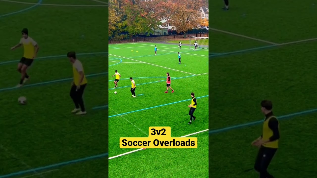 3V2 Soccer Overload Exercise