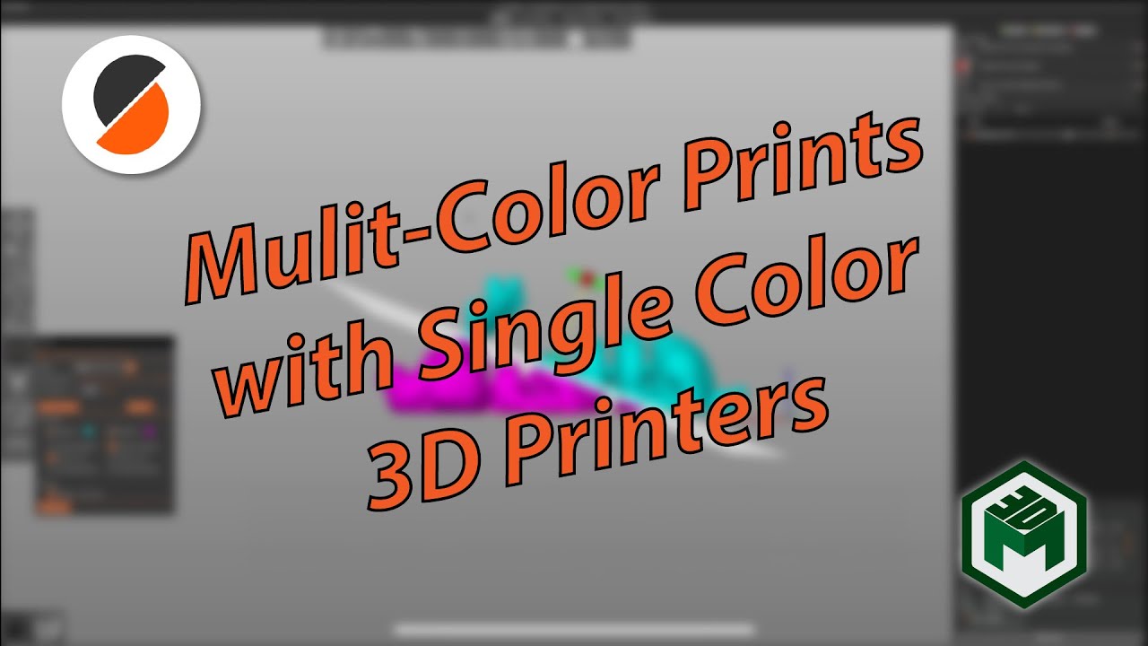 Print Multi-color models on single color 3D Printers - PrusaSlicer Tutorial