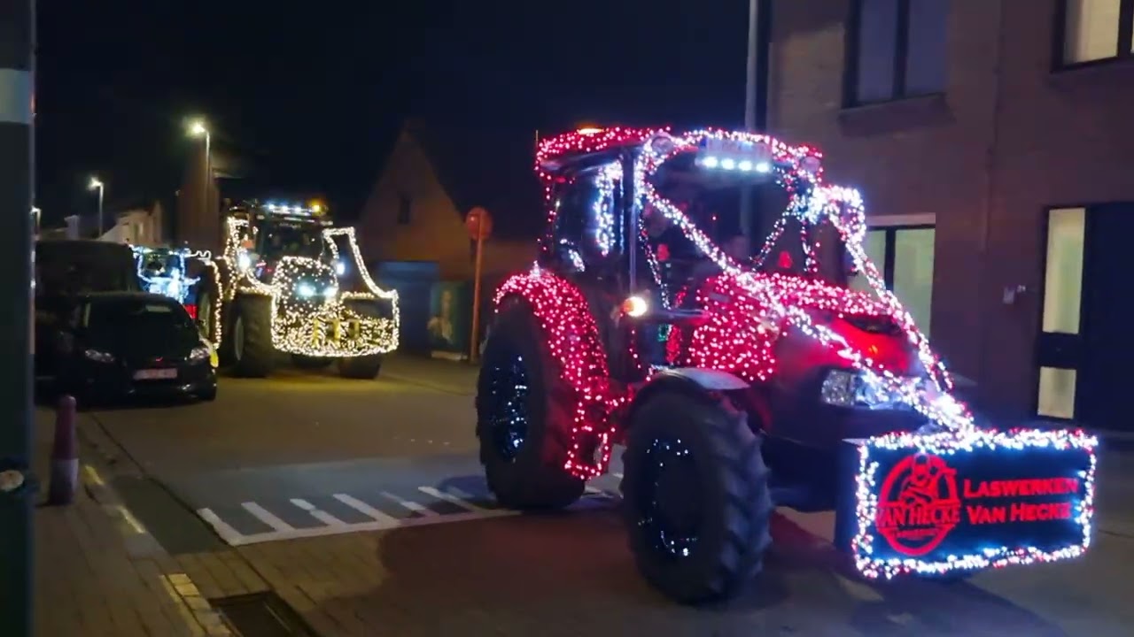 Verlichtte tractor stoet Sint-Gillis-Waas 2025 deel 2