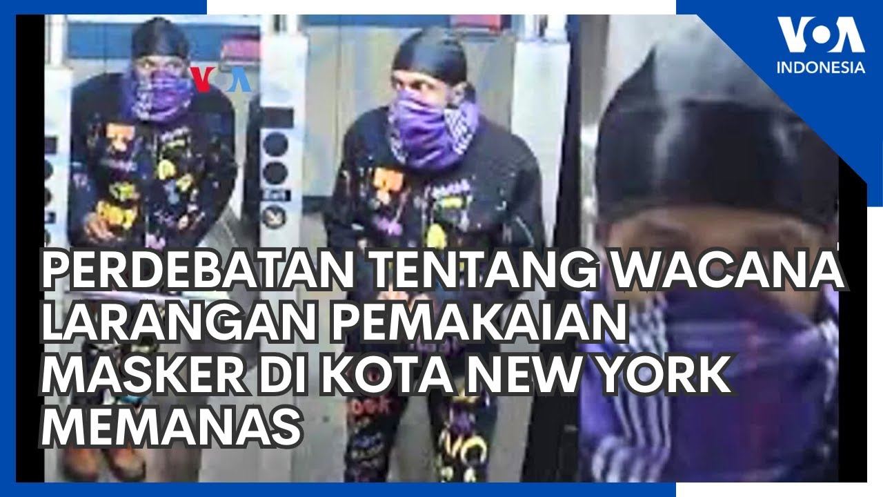 Perdebatan tentang Wacana Larangan Pemakaian Masker di Kota New York Memanas