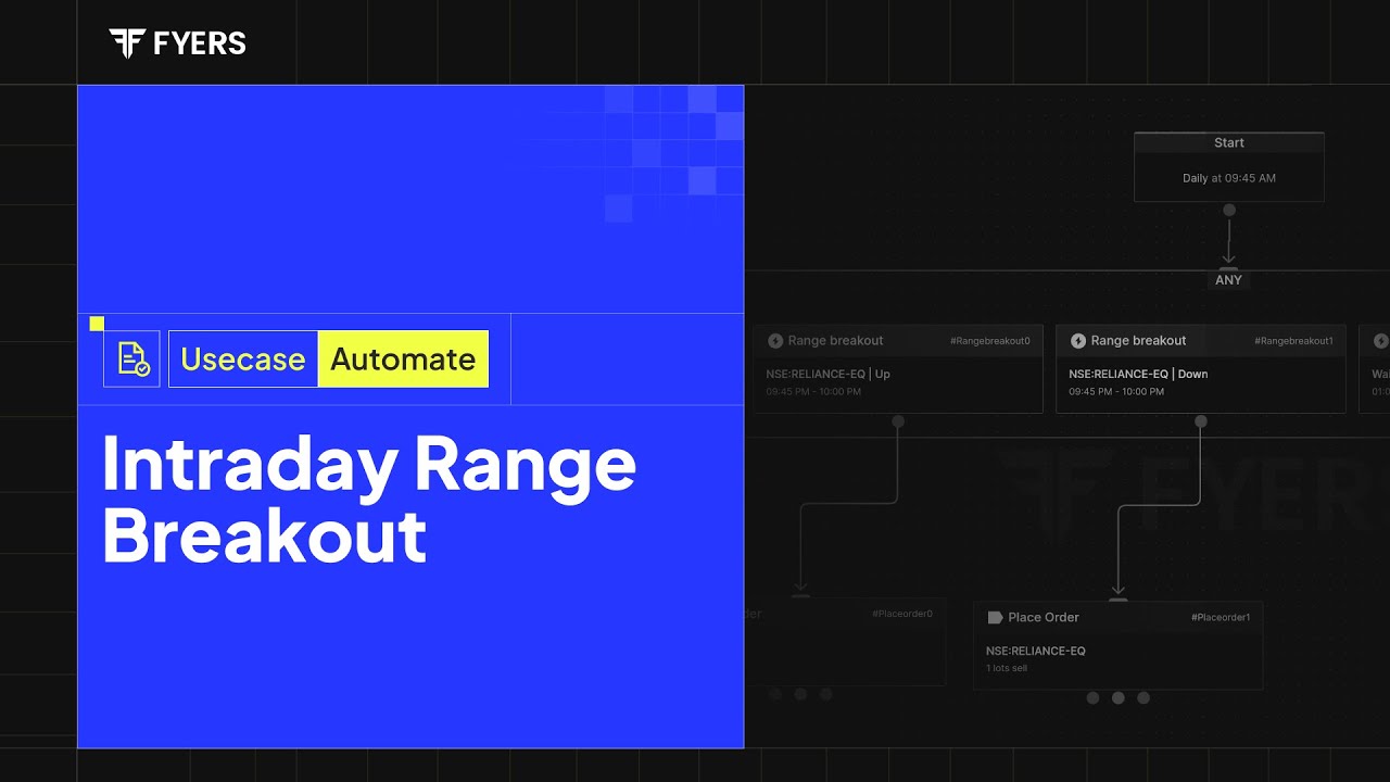 Intraday Opening Range Breakout Workflow | Automate by FYERS