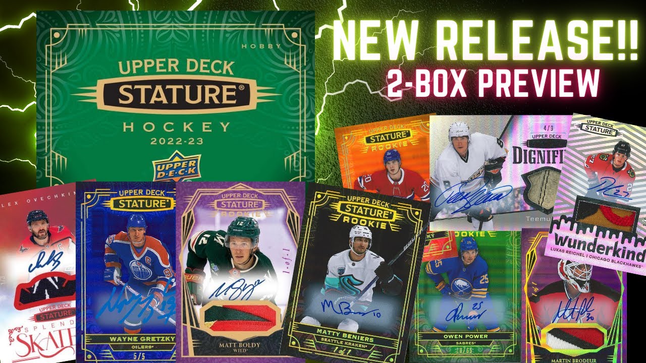 2022-23 Upper Deck Stature 2-Box Opening🔥NEW RELEASE!