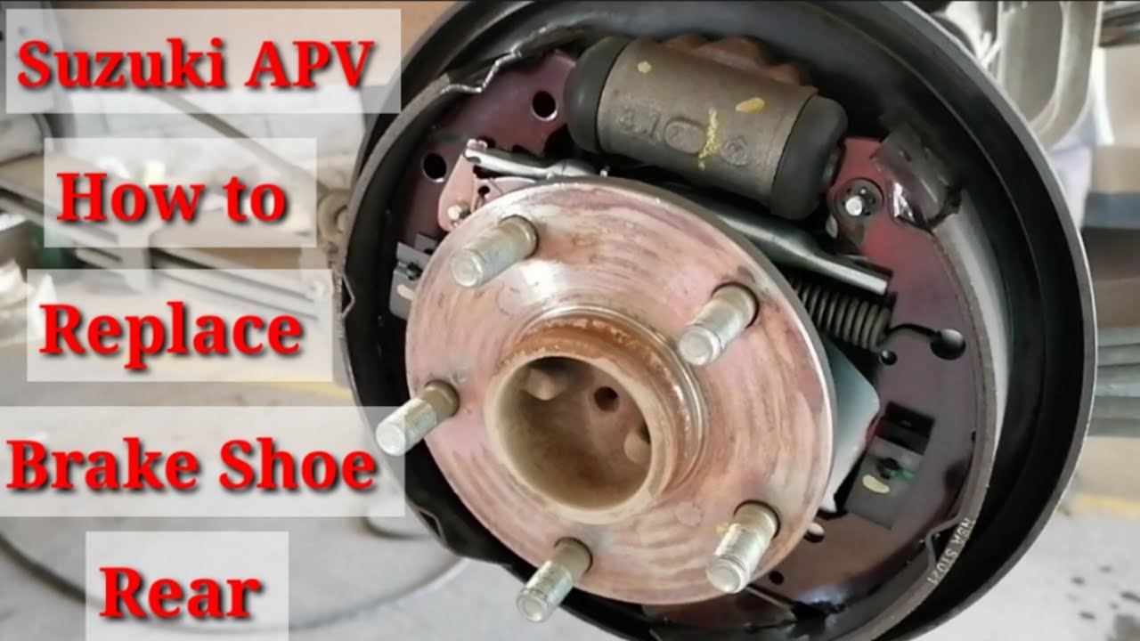 How to Replace Brake Shoe Rear Suzuki APV