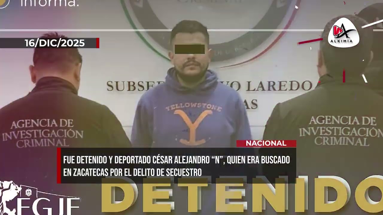 Te presentamos el resumen con las noticias más relevantes en el tema de Seguridad en ALKIMA TV👮‍♀️👮🚓