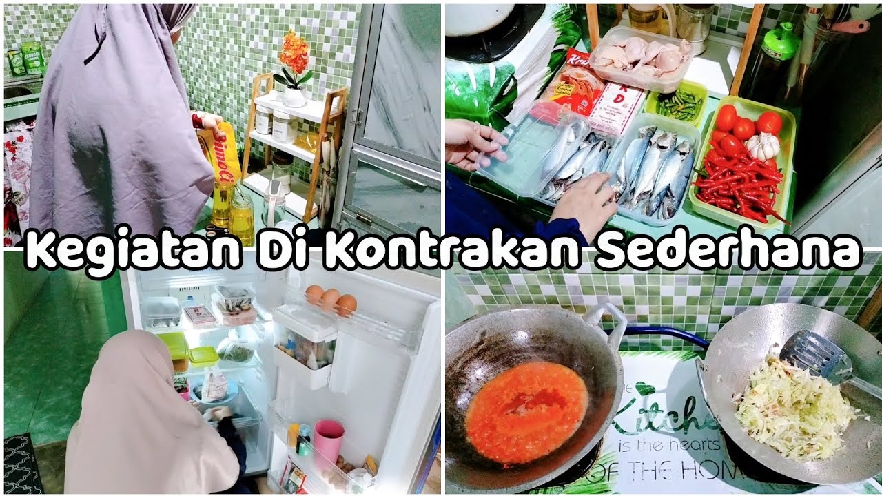 KEGIATAN DI KONTRAKAN MASAK DAN BELANJA ISI KULKAS FOOD PREP