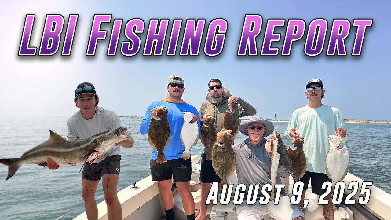 LBI Fishing Report 8/9/25 - Warm Waters with Cobia & Mahi Nearshore