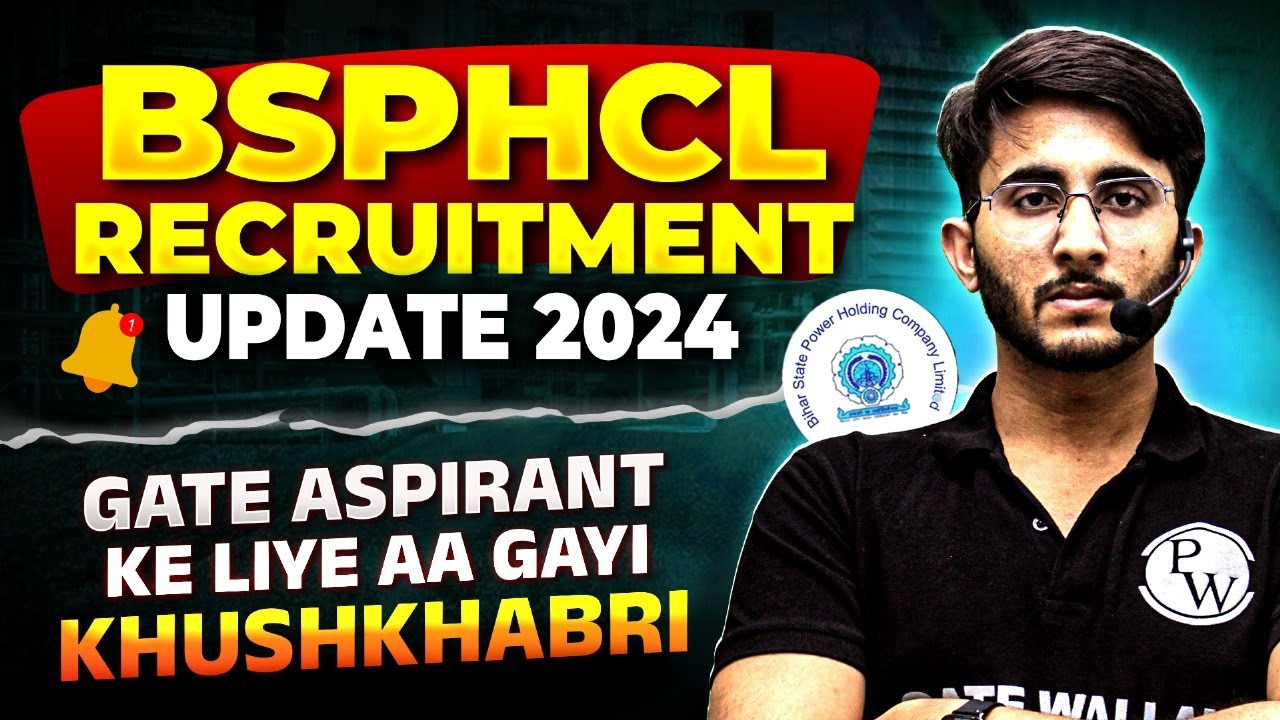 BSPHCL Recruitment 2024 | Assistant Executive Engineer (GTO) | Through GATE Score | Complete Details