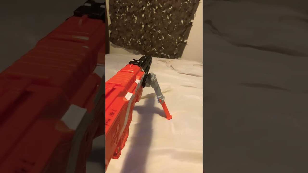 Strife light machine gun￼ (Working on making it belt fed) 