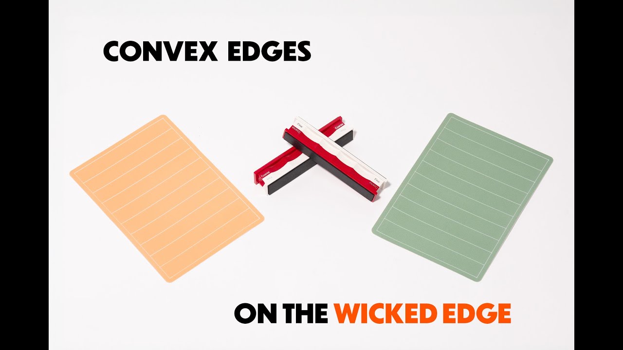 Putting  convex edges on knives with the Wicked Edge