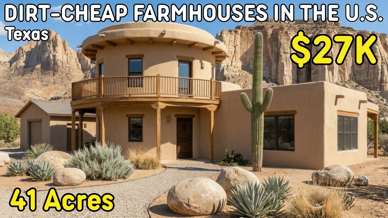 8 Dirt Cheap Texas Farmhouses with A LOT OF LAND &mdash; Move-in Ready Real Estate Gems